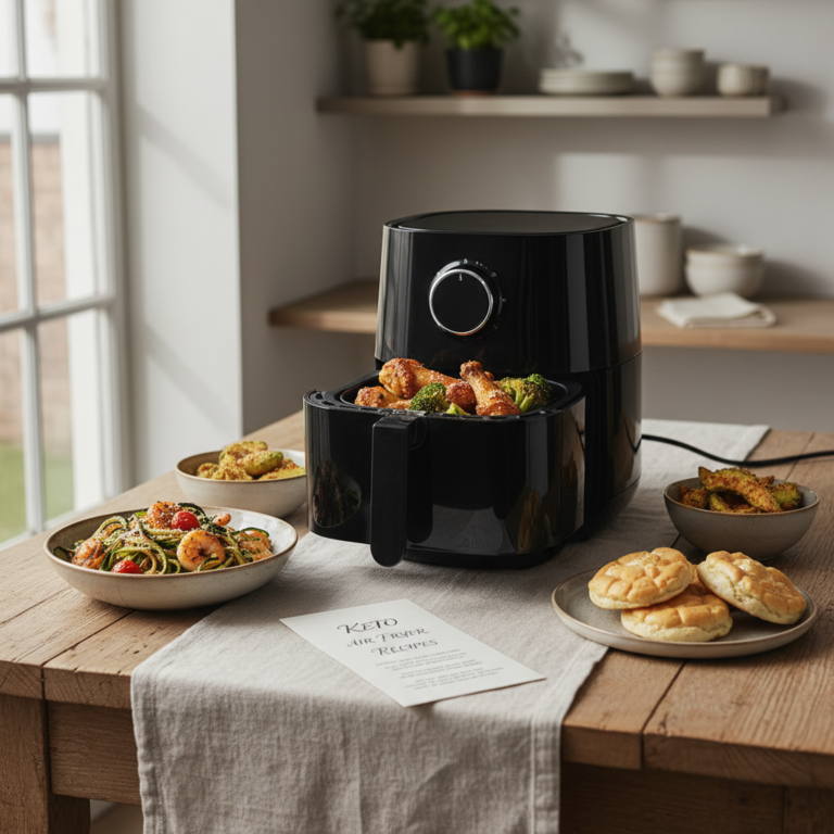 Ilustração editorial: 10 Proven Keto Air Fryer Recipes for Crispy Results