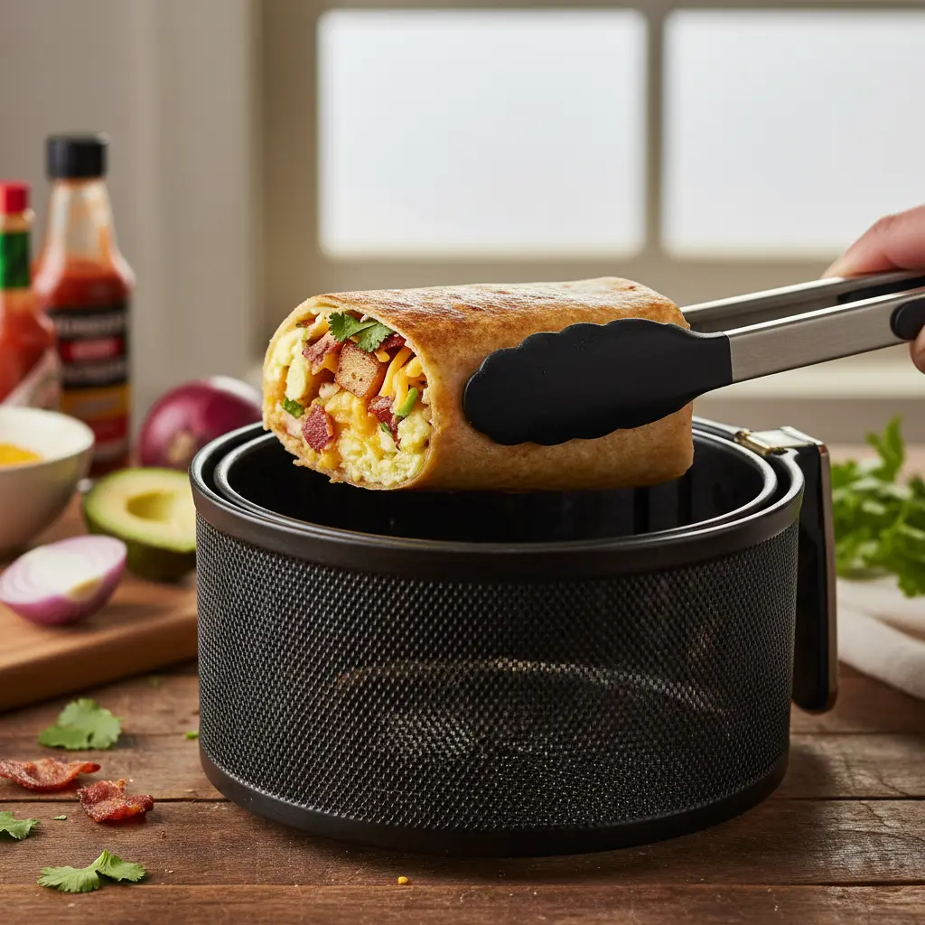 Air Fryer Breakfast Burrito: 12-Minute Crispy Perfection — detail