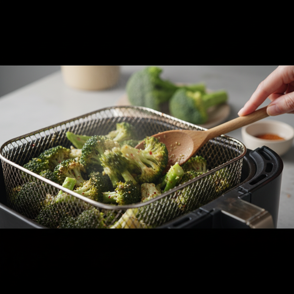 Air Fryer Broccoli: The 12-Minute Crispy Method — detail