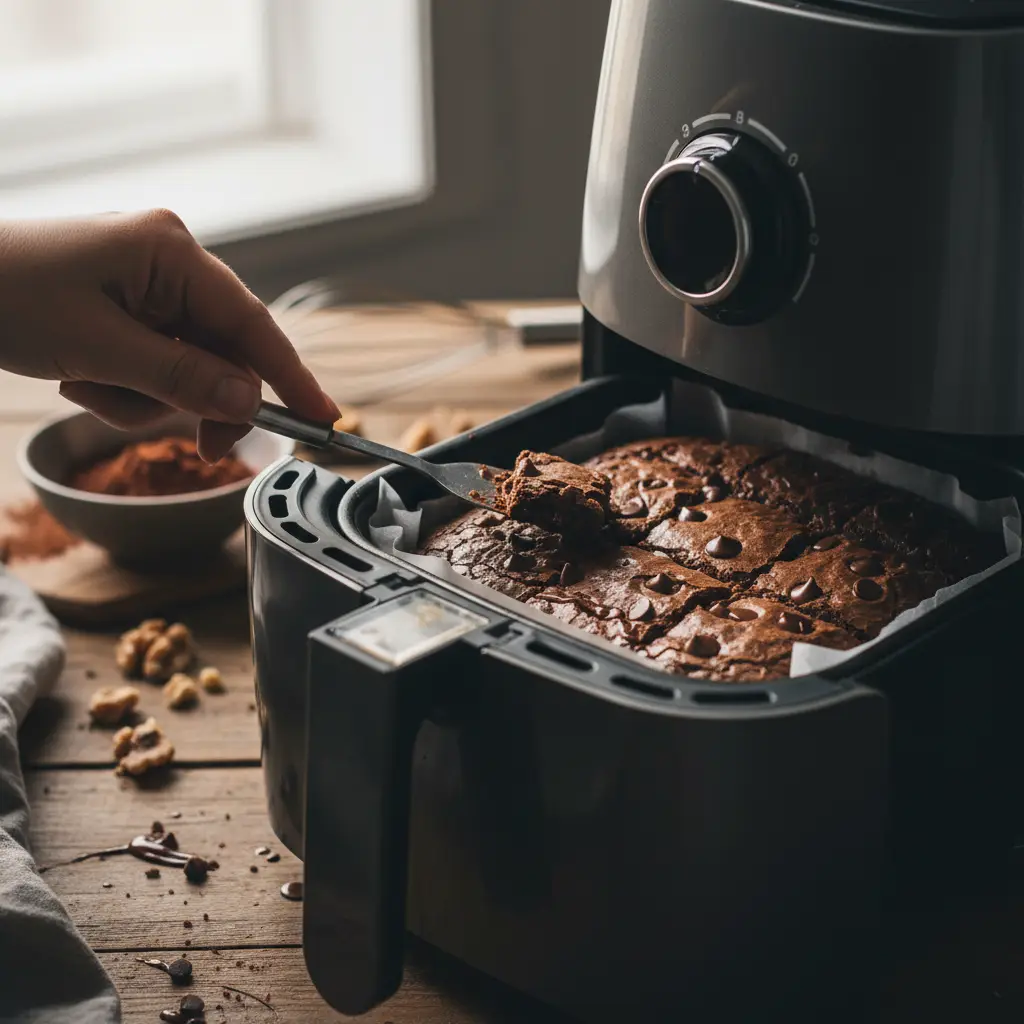 Air Fryer Brownies: 12-Minute Fudgy Low-Carb Recipe — detail