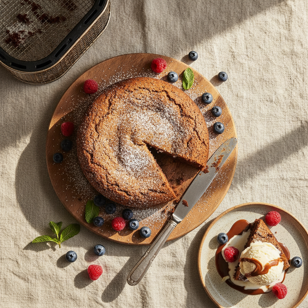 Air Fryer Cake: 3 Easy Steps to a Perfect Low-Carb Dessert — result