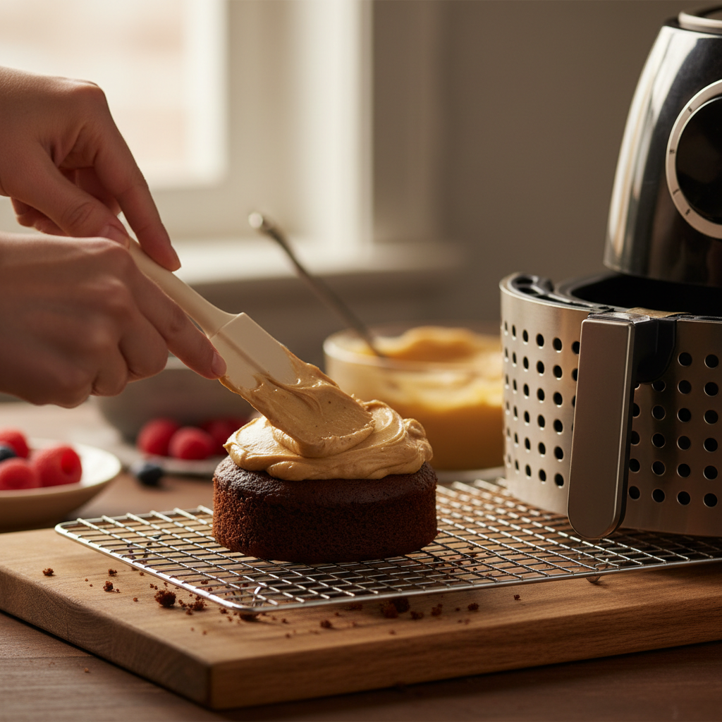 Air Fryer Cake: 3 Easy Steps to a Perfect Low-Carb Dessert — detail