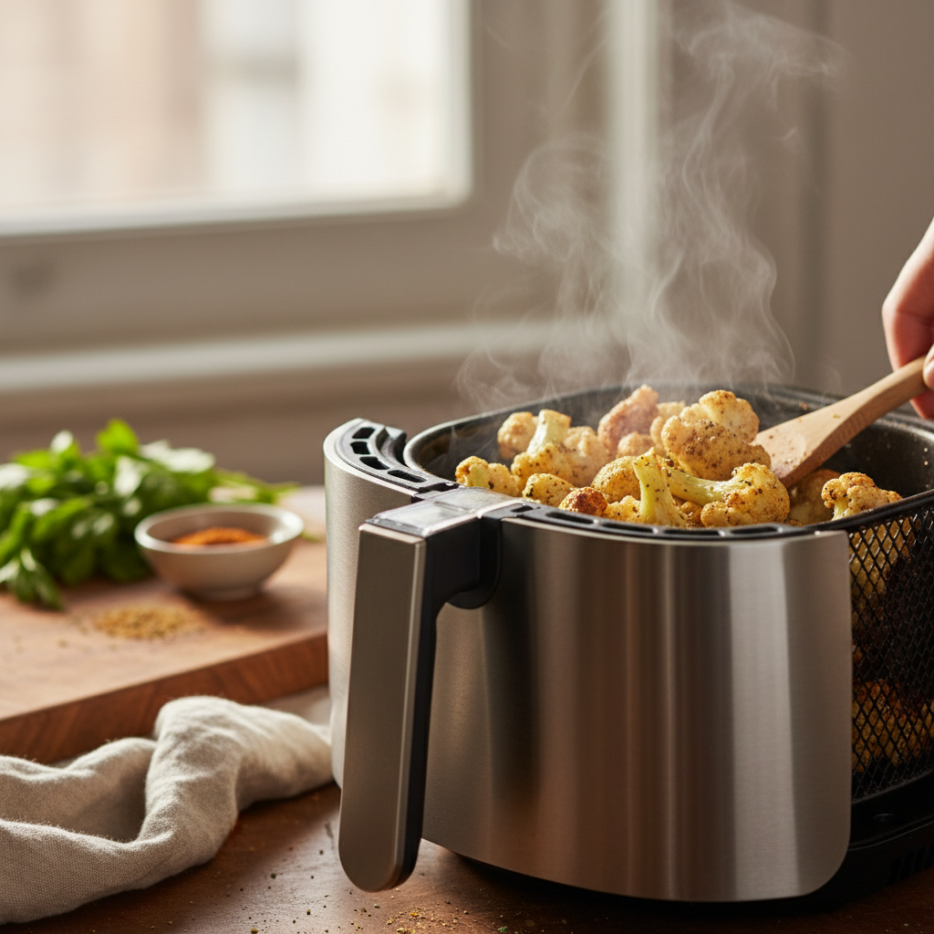 Air Fryer Cauliflower: 12-Minute Crispy Low-Carb Perfection — detail