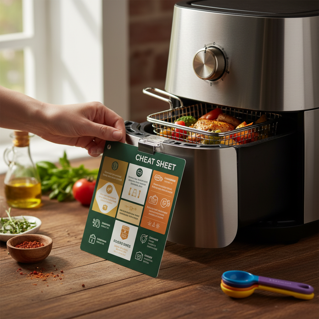 Air Fryer Cheat Sheet: 10 Essential Rules for Perfect Crisps — detail