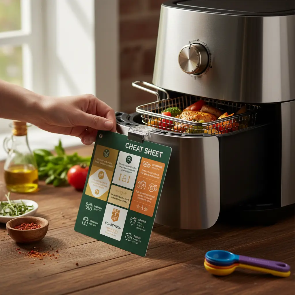 Air Fryer Cheat Sheet: 10 Essential Rules for Perfect Crisps — detail