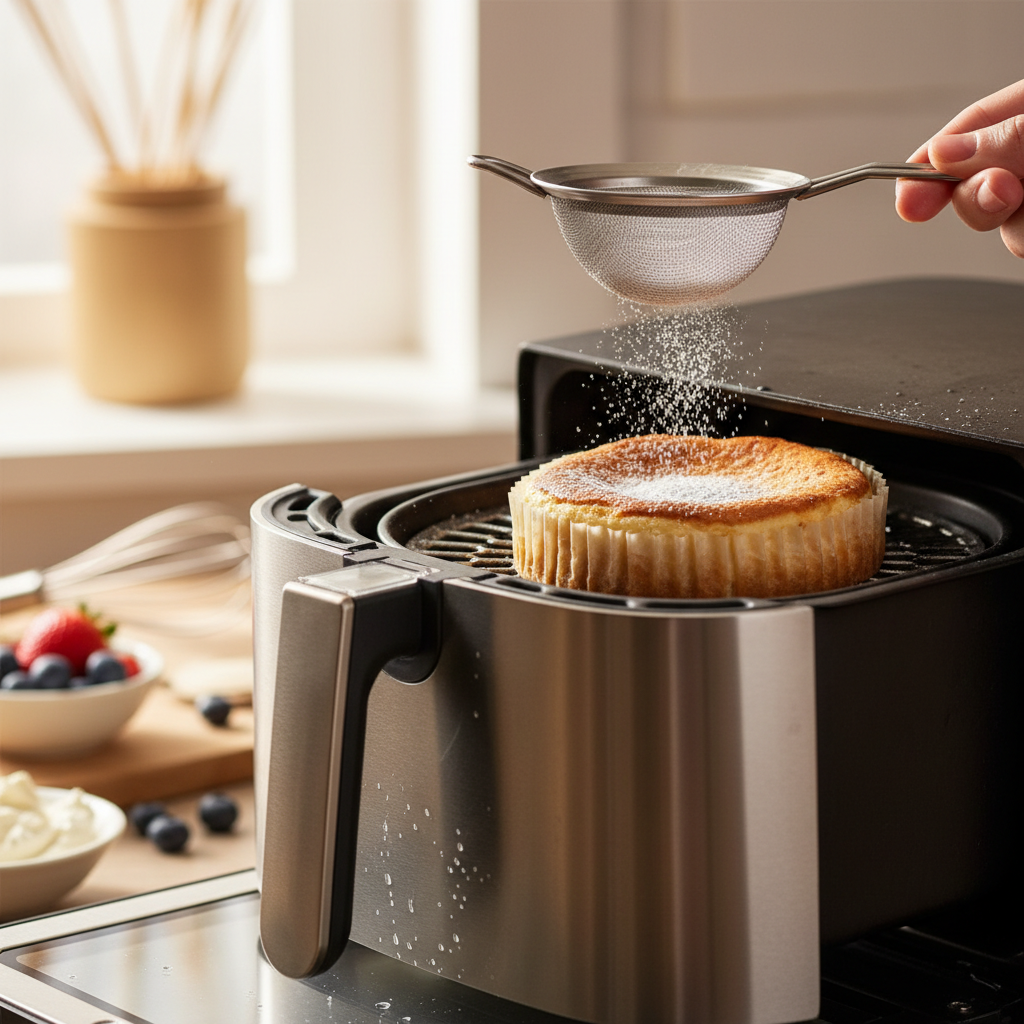 Air Fryer Cheesecake: A 25-Minute Low-Carb Success Guide — detail