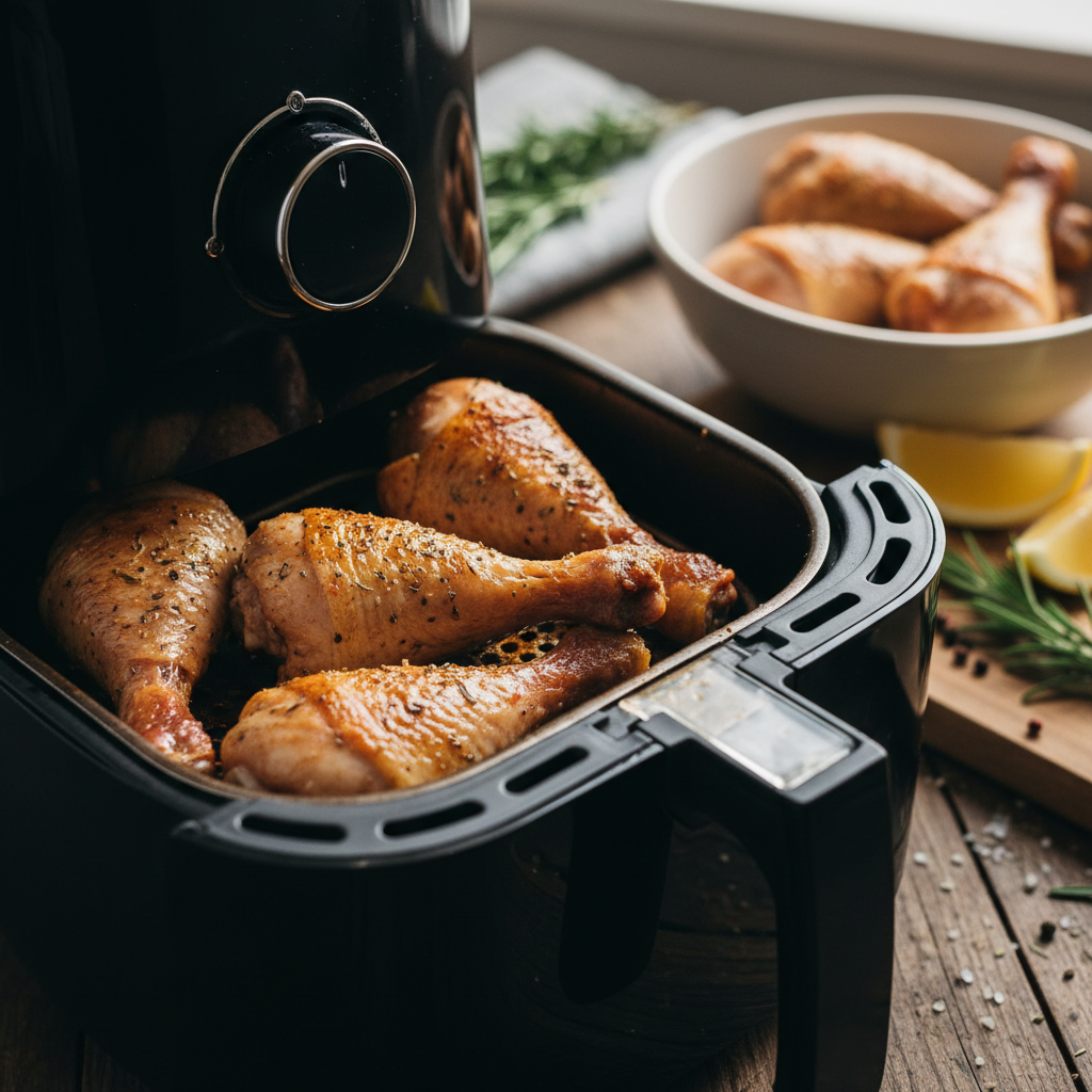 Air Fryer Chicken Drumsticks: The 25-Minute Crispy Method — detail