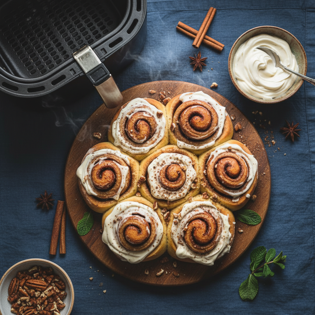 Air Fryer Cinnamon Rolls: 12-Minute Perfection — result