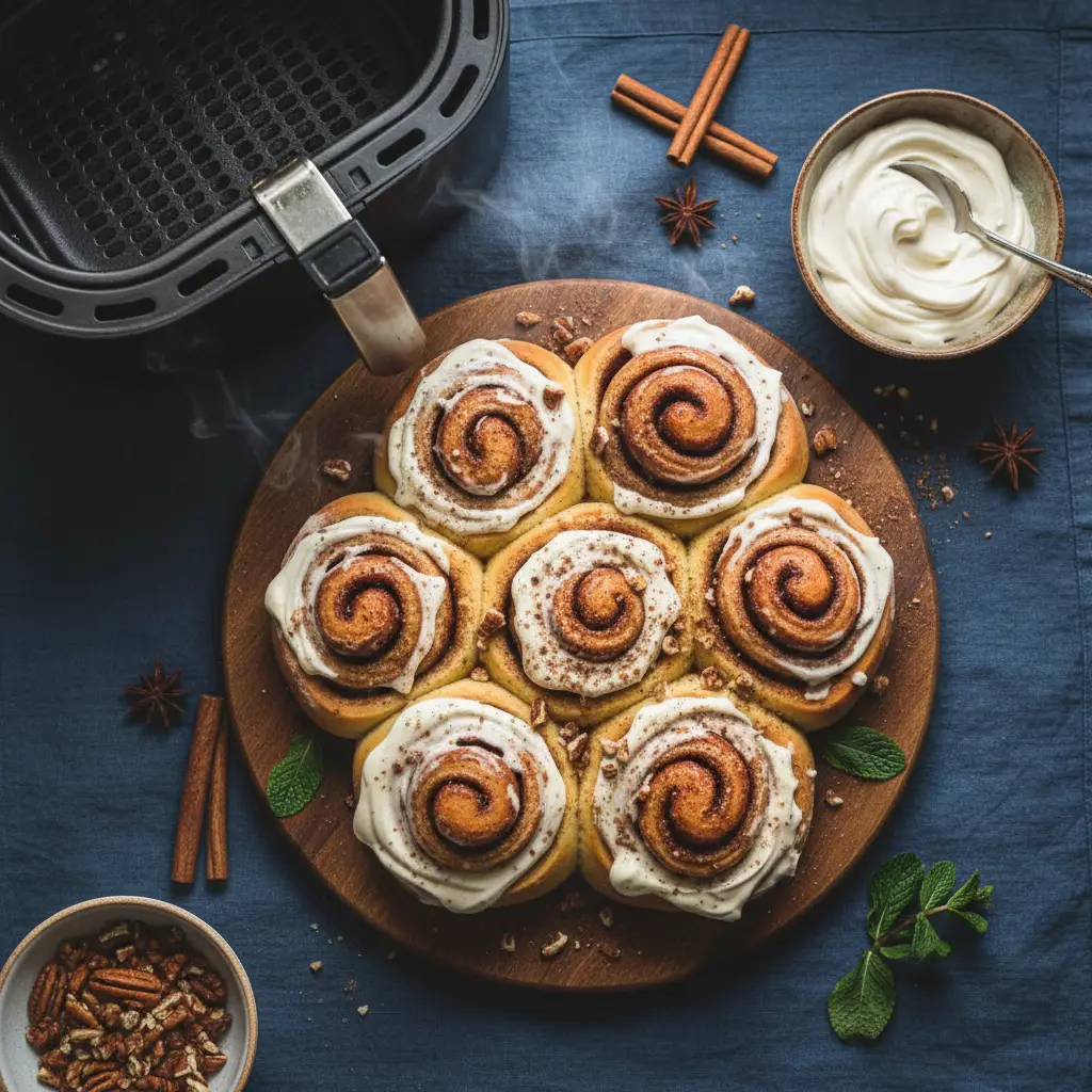 Air Fryer Cinnamon Rolls: 12-Minute Perfection — result