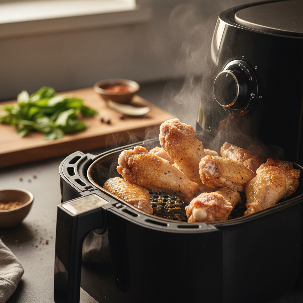 Air Fryer Frozen Chicken Wings: 25-Minute Crispy Guide — detail