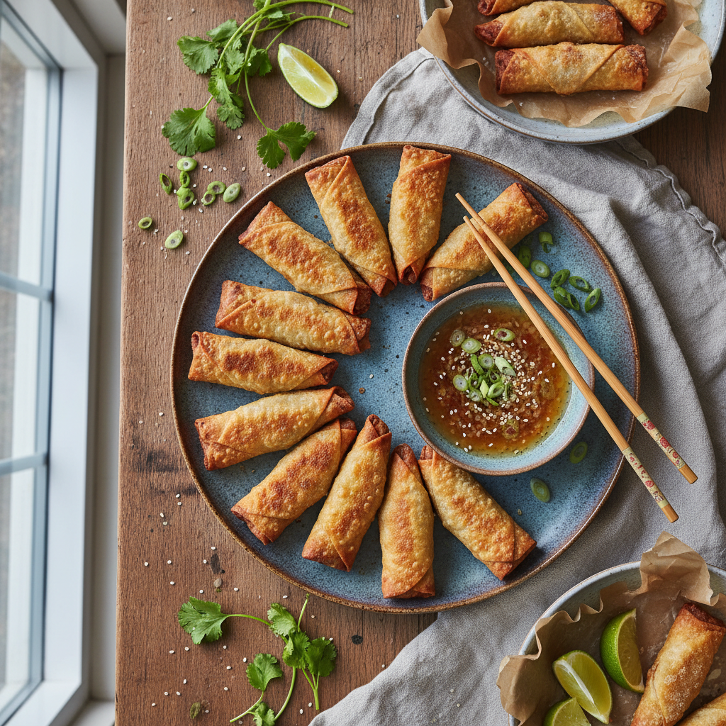 Air Fryer Frozen Egg Rolls: 12-Minute Golden Crisp Method — result
