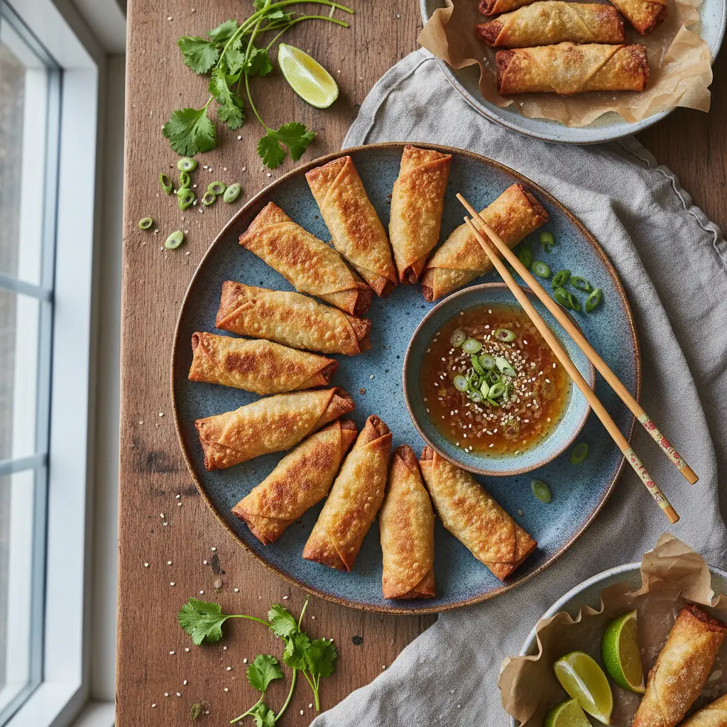Air Fryer Frozen Egg Rolls: 12-Minute Golden Crisp Method — result