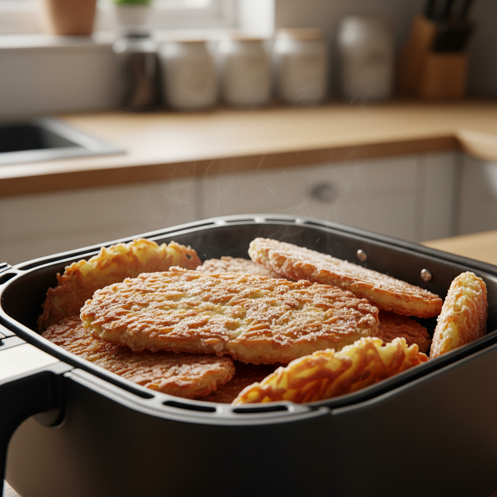 Air Fryer Frozen Hash Browns: 12 Minutes to Crispy Perfection — detail