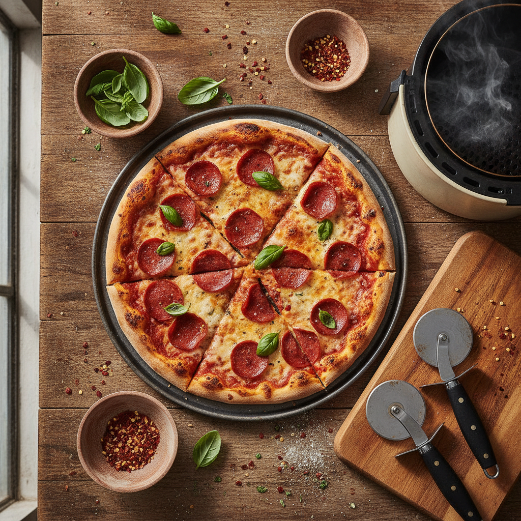 Air Fryer Frozen Pizza: 12-Minute Crispy Crust Method — result