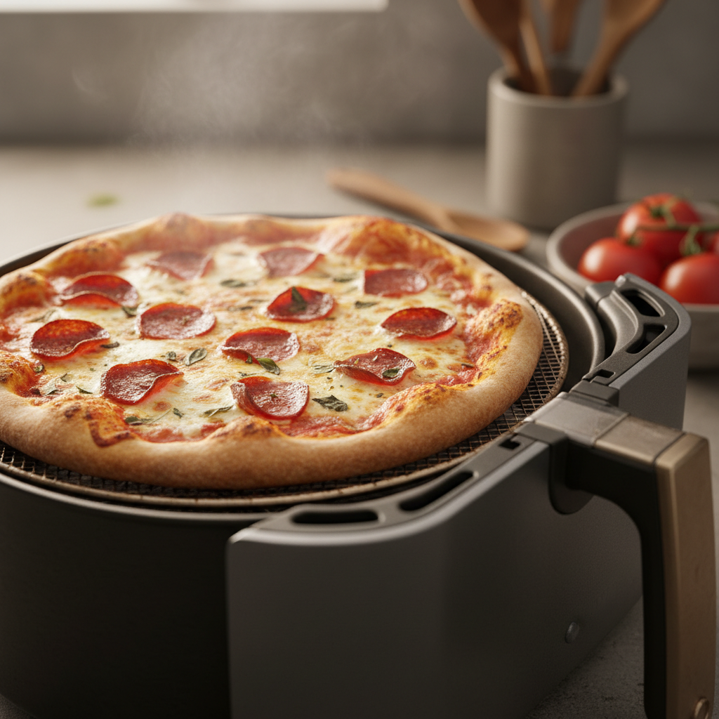 Air Fryer Frozen Pizza: 12-Minute Crispy Crust Method — detail