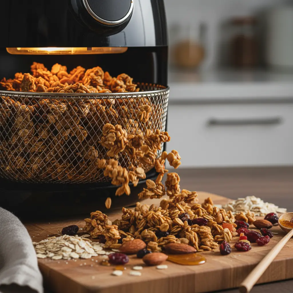 Air Fryer Granola: 12-Minute Low-Carb Crunch Guide — detail