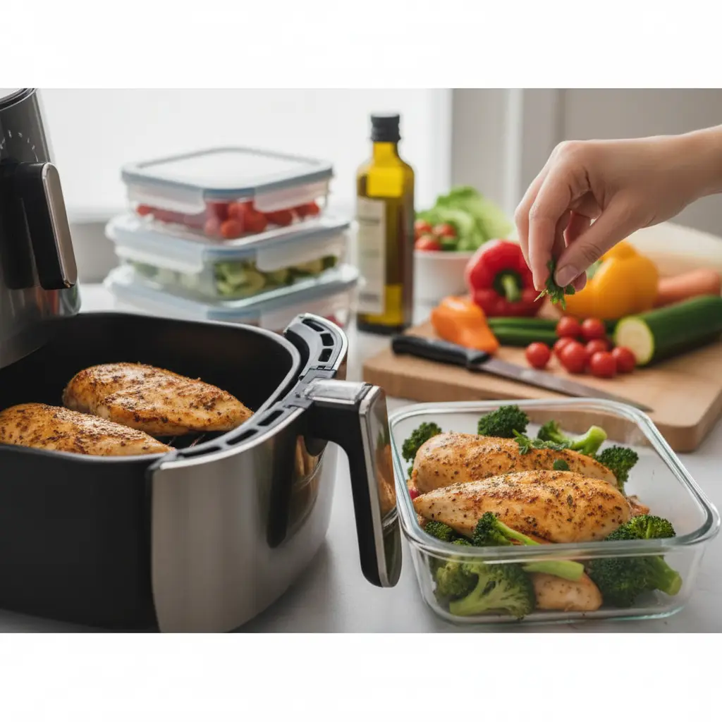 Air Fryer Meal Prep: 4 Easy Steps for Low-Carb Success — detail