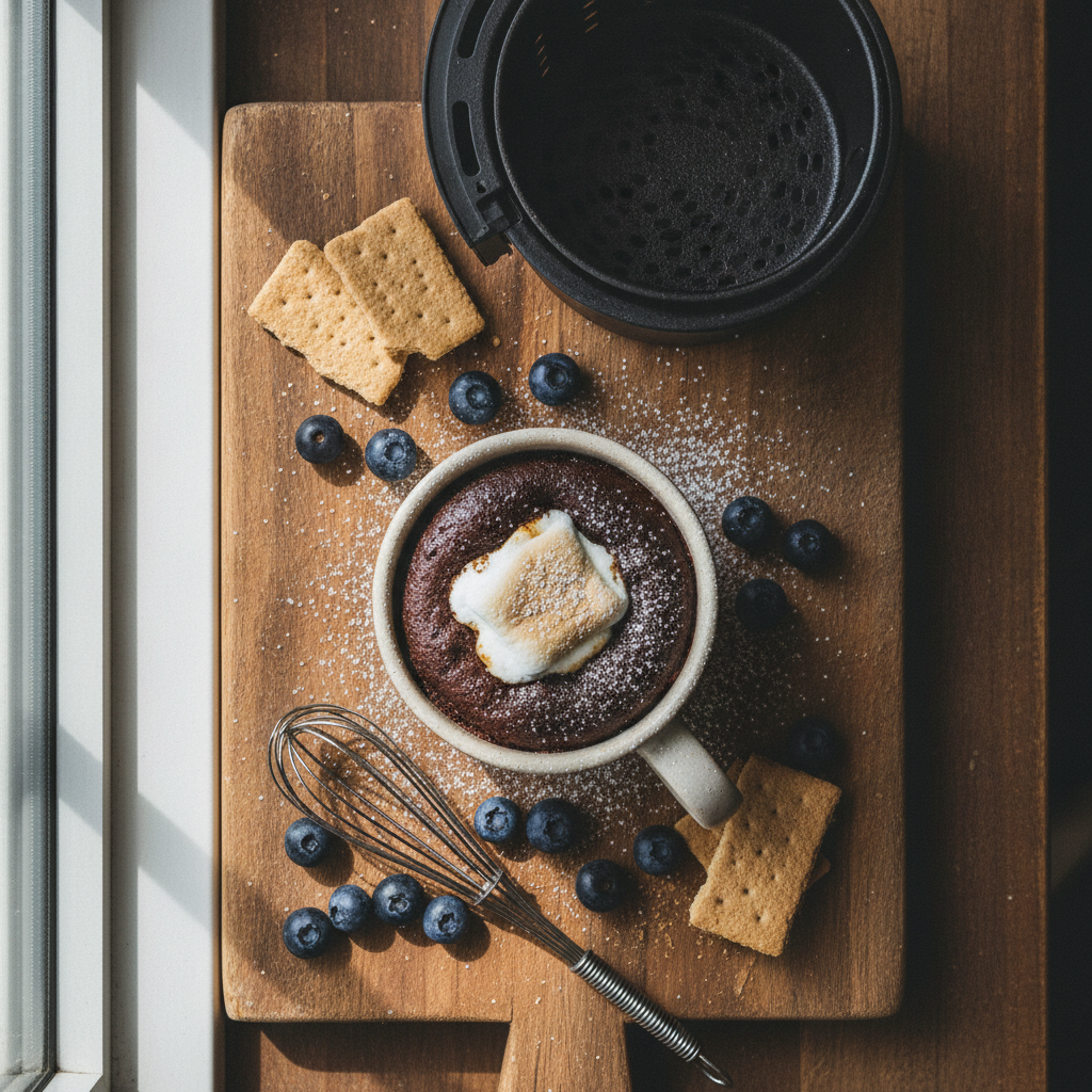 Air Fryer Mug Cake: 1 Perfectly Moist Low-Carb Dessert — result