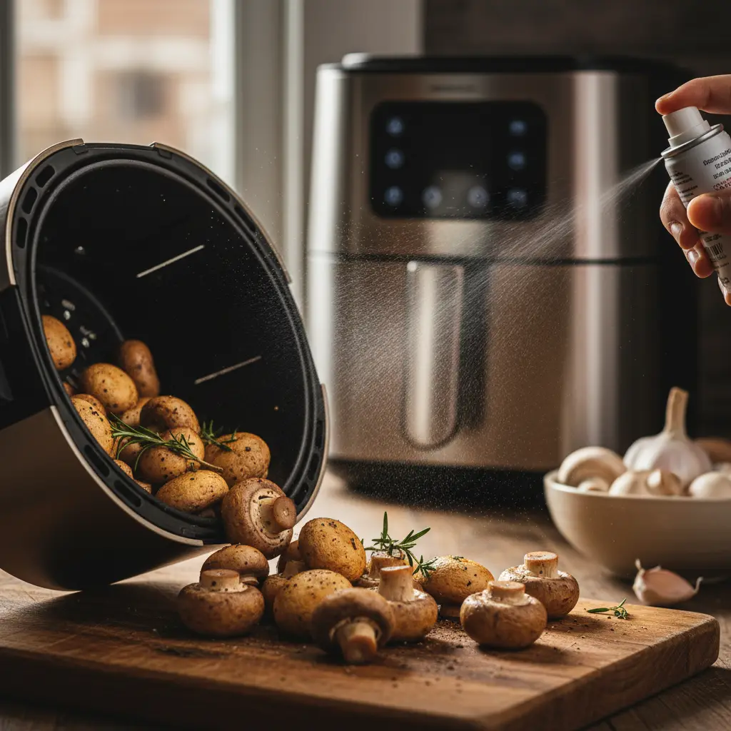 Air Fryer Mushrooms: The 12-Minute Crispy Method — detail