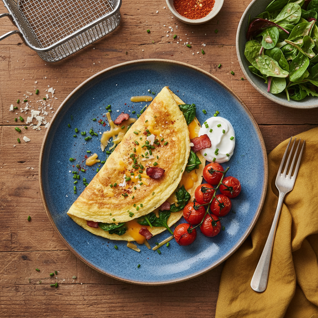 Air Fryer Omelette: 12-Minute Low-Carb Breakfast Success — result