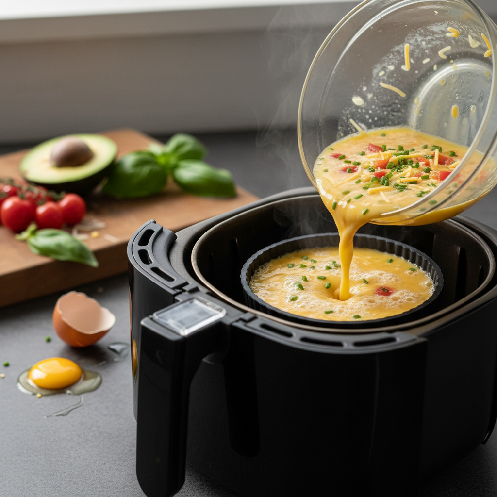 Air Fryer Omelette: The 12-Minute Low-Carb Breakfast Hack — detail