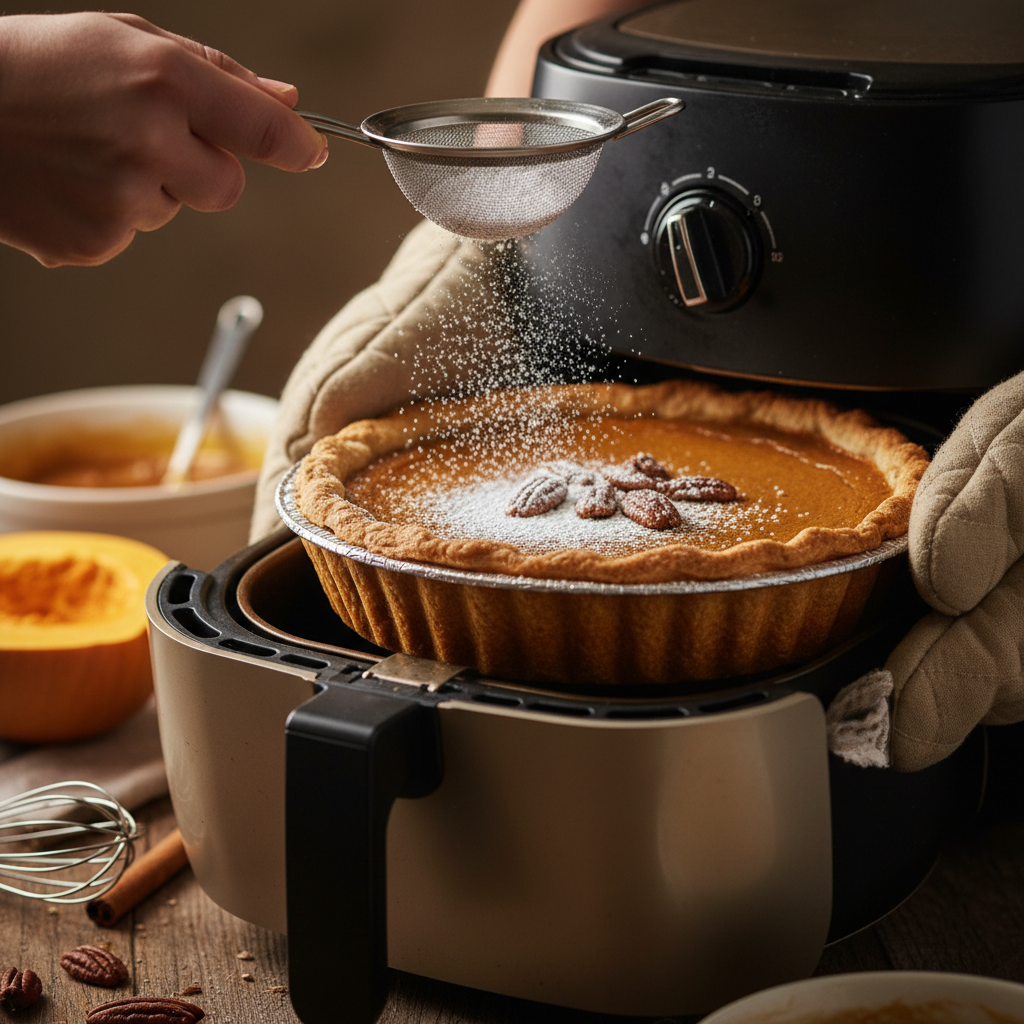 Air Fryer Pumpkin Pie: 30-Minute Low-Carb Holiday Success — detail