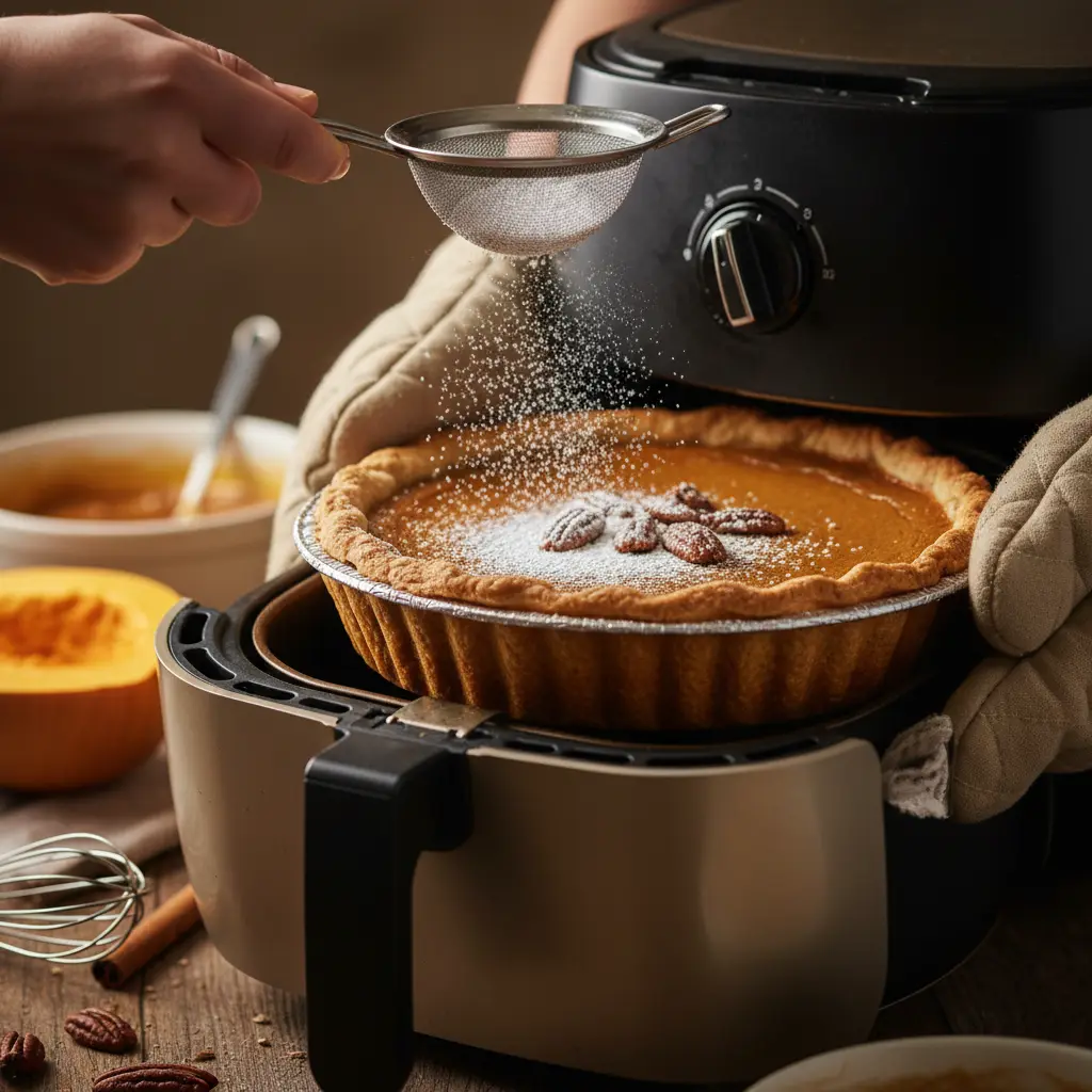 Air Fryer Pumpkin Pie: 30-Minute Low-Carb Holiday Success — detail