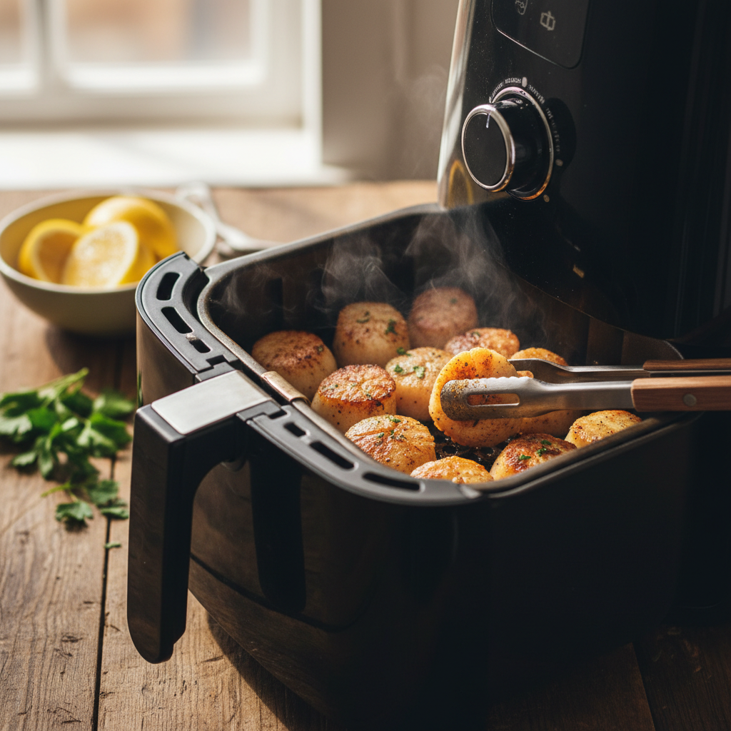 Air Fryer Scallops: 3 Steps to Perfect 400°F Results — detail