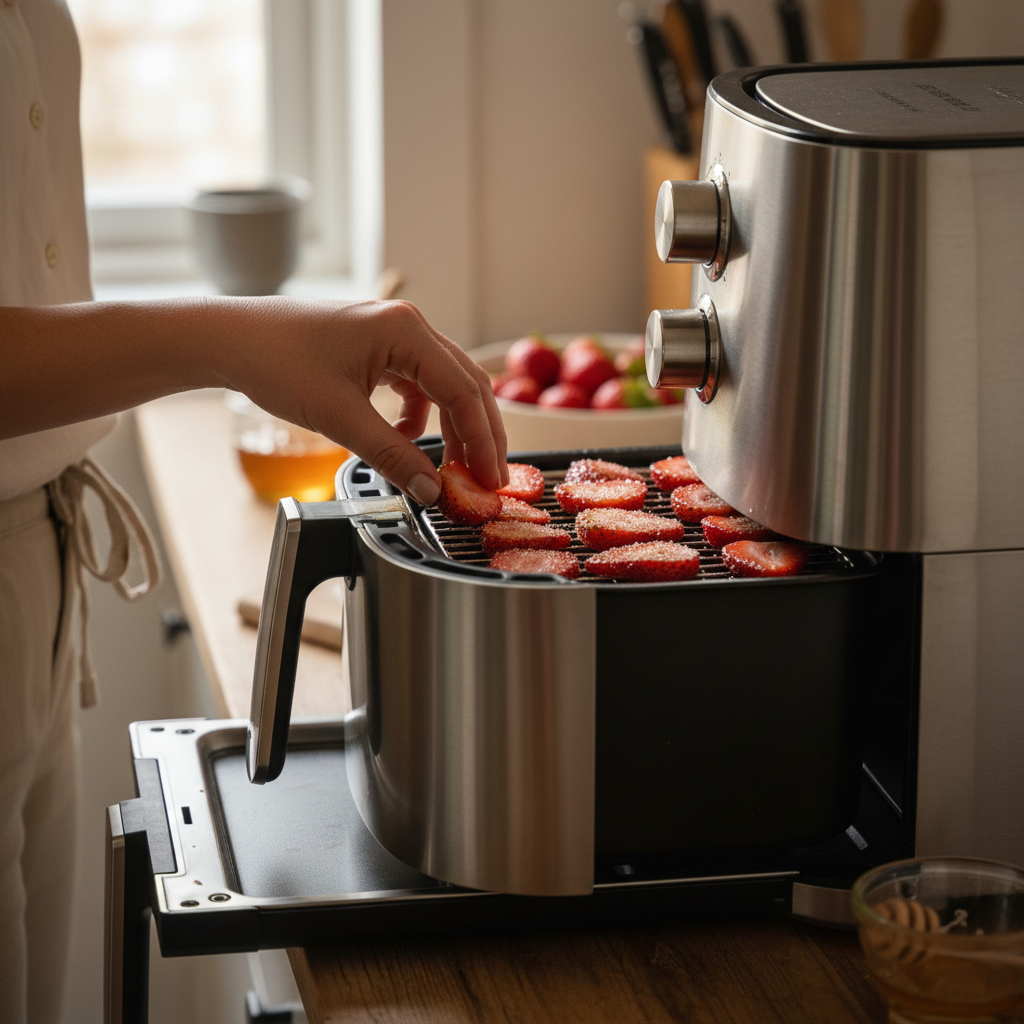 Air Fryer Strawberries: 3 Easy Ways to Dehydrate and Crisp — detail