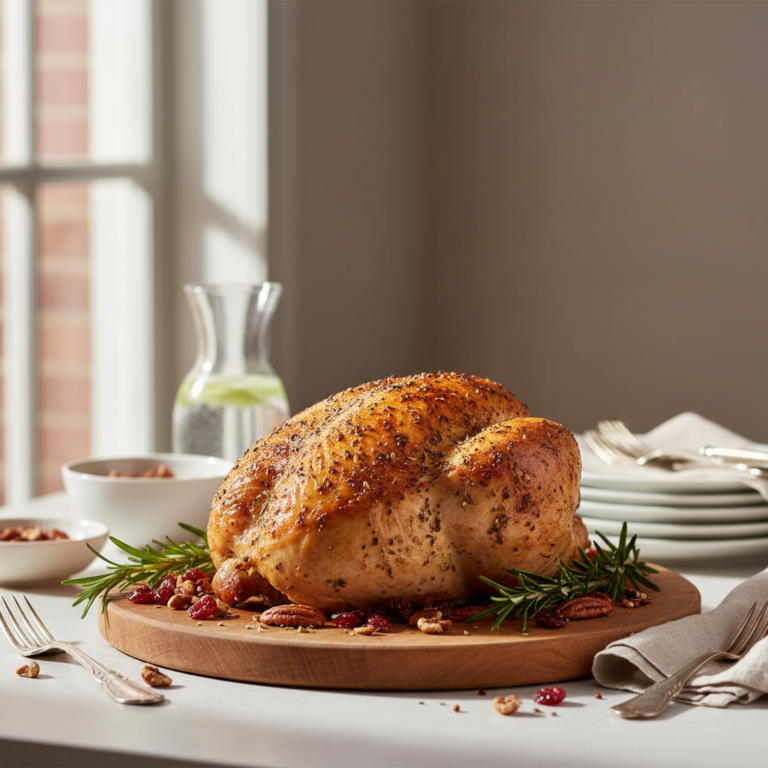 Ilustração editorial: Air Fryer Turkey Breast: The 45-Minute Juicy Roast Method