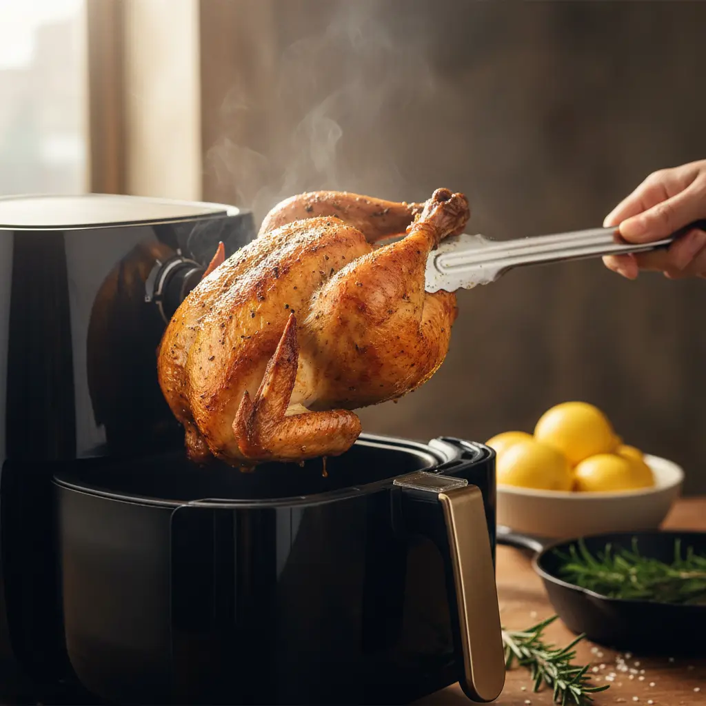 Air Fryer Whole Chicken: The 3-Step Crisp Method — detail
