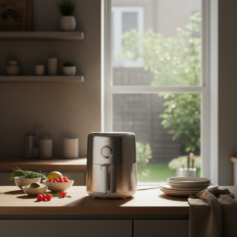 Ilustração editorial: Best Compact Air Fryer for Small Kitchens: My 3-Step Guide