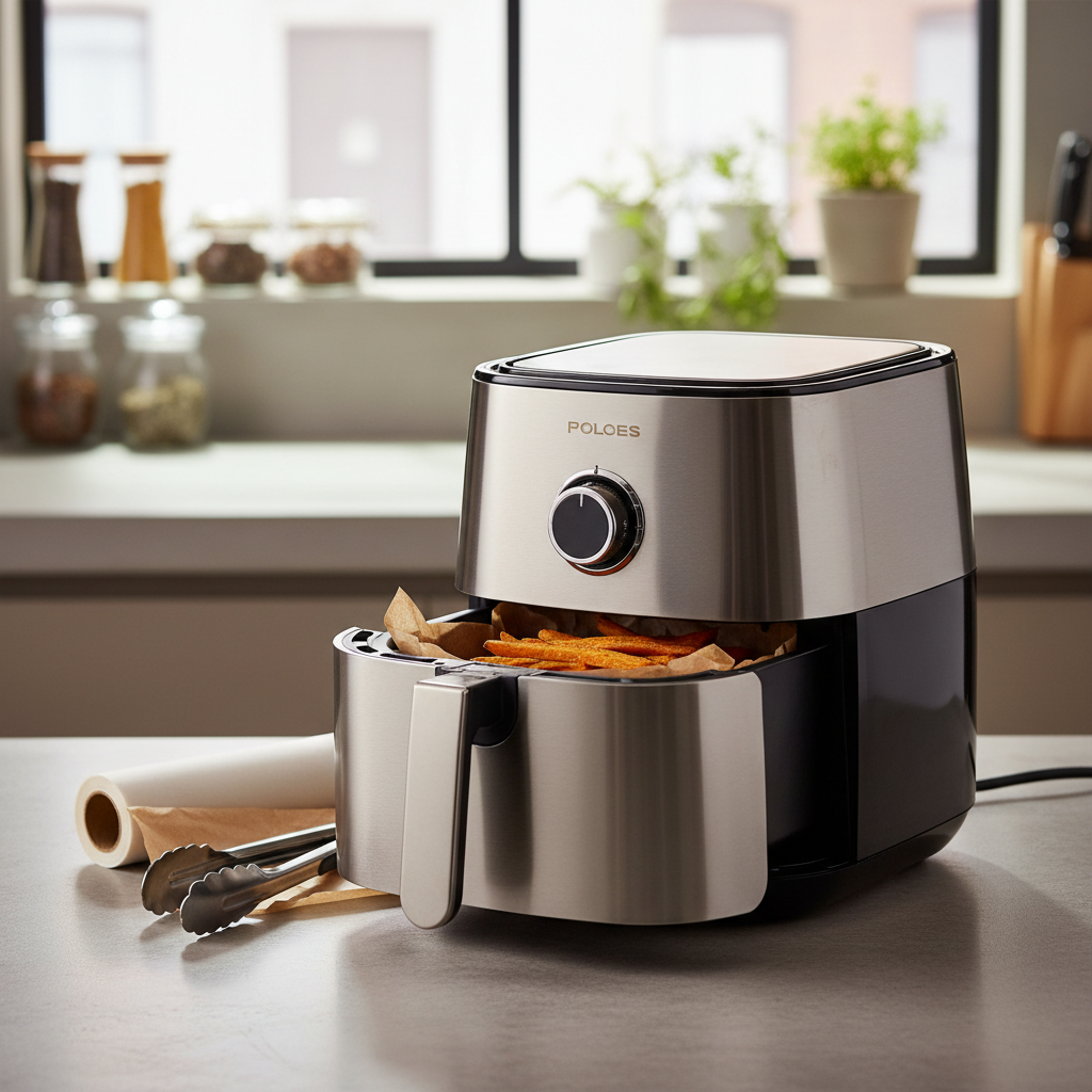 Ilustração editorial: Can You Put Parchment Paper in Air Fryer? 3 Safety Rules