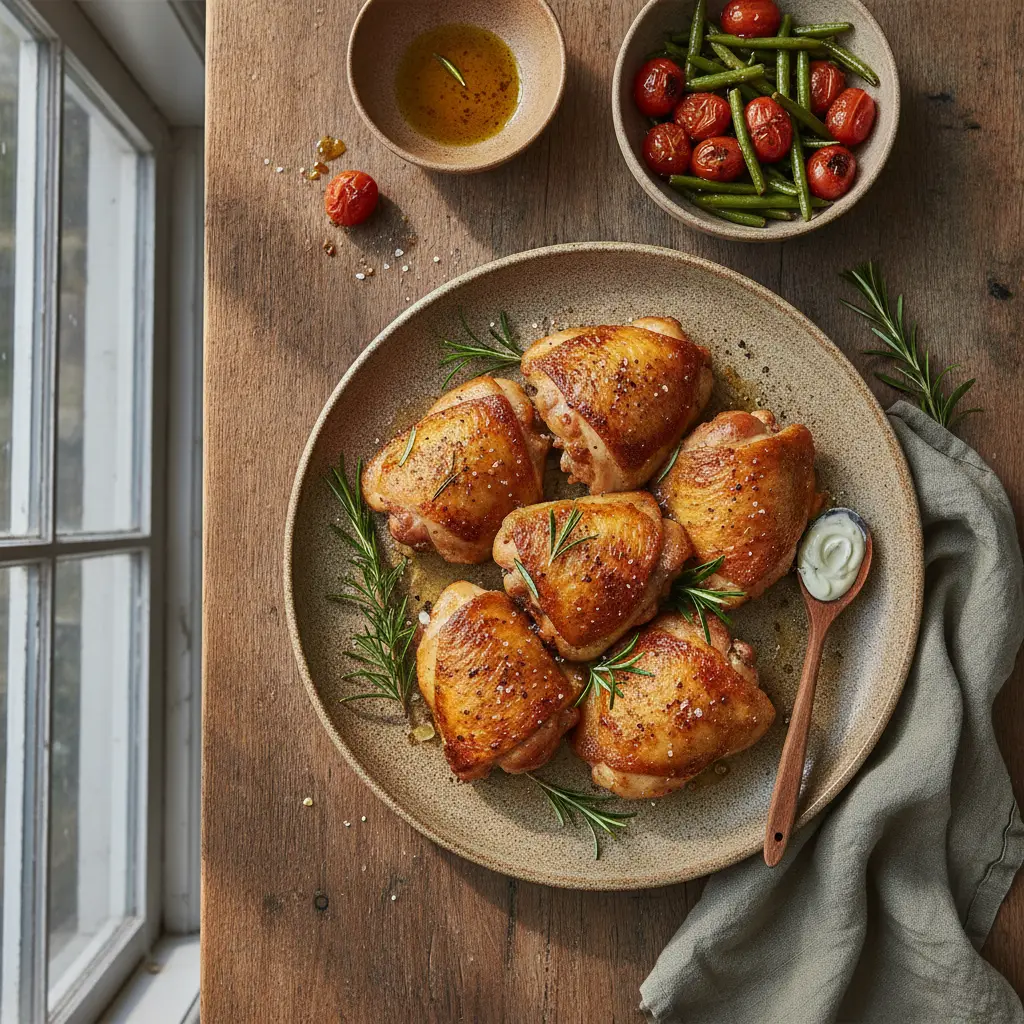 Crispy Air Fryer Chicken Thighs: The 12-Minute Method — result