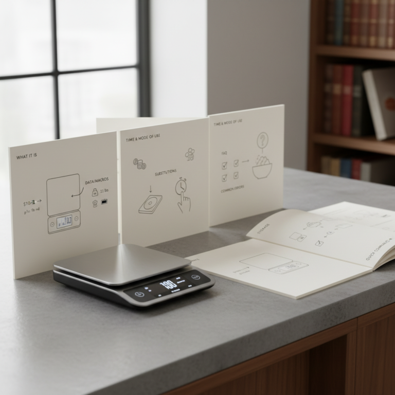 Ilustração editorial: Digital Kitchen Scale: 5 Reasons to Upgrade Your Low-Carb Game