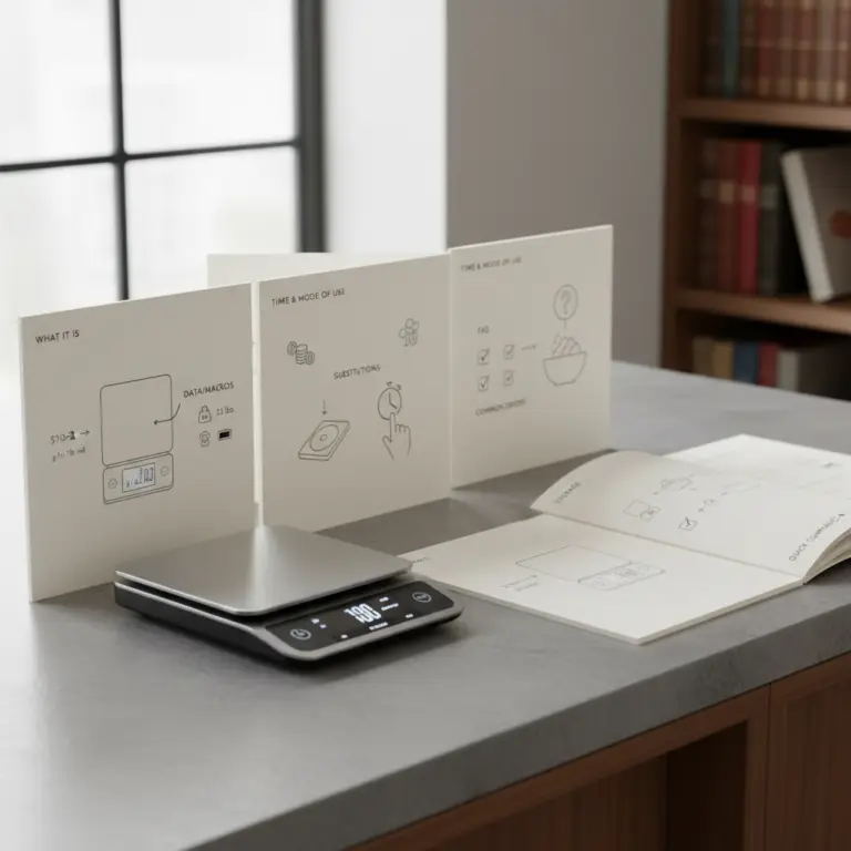 Ilustração editorial: Digital Kitchen Scale: 5 Reasons to Upgrade Your Low-Carb Game