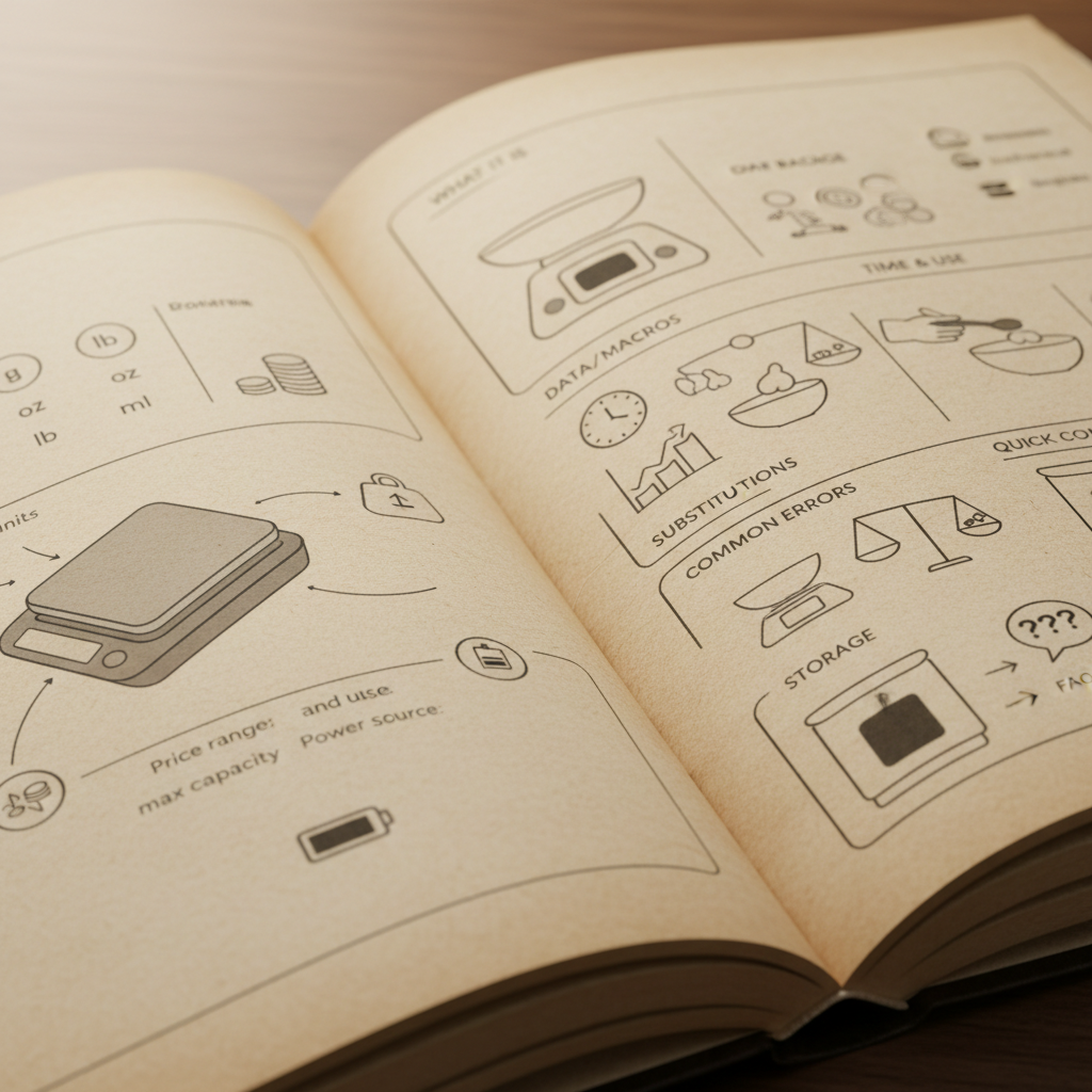 Digital Kitchen Scale: 5 Reasons to Upgrade Your Low-Carb Game — detail