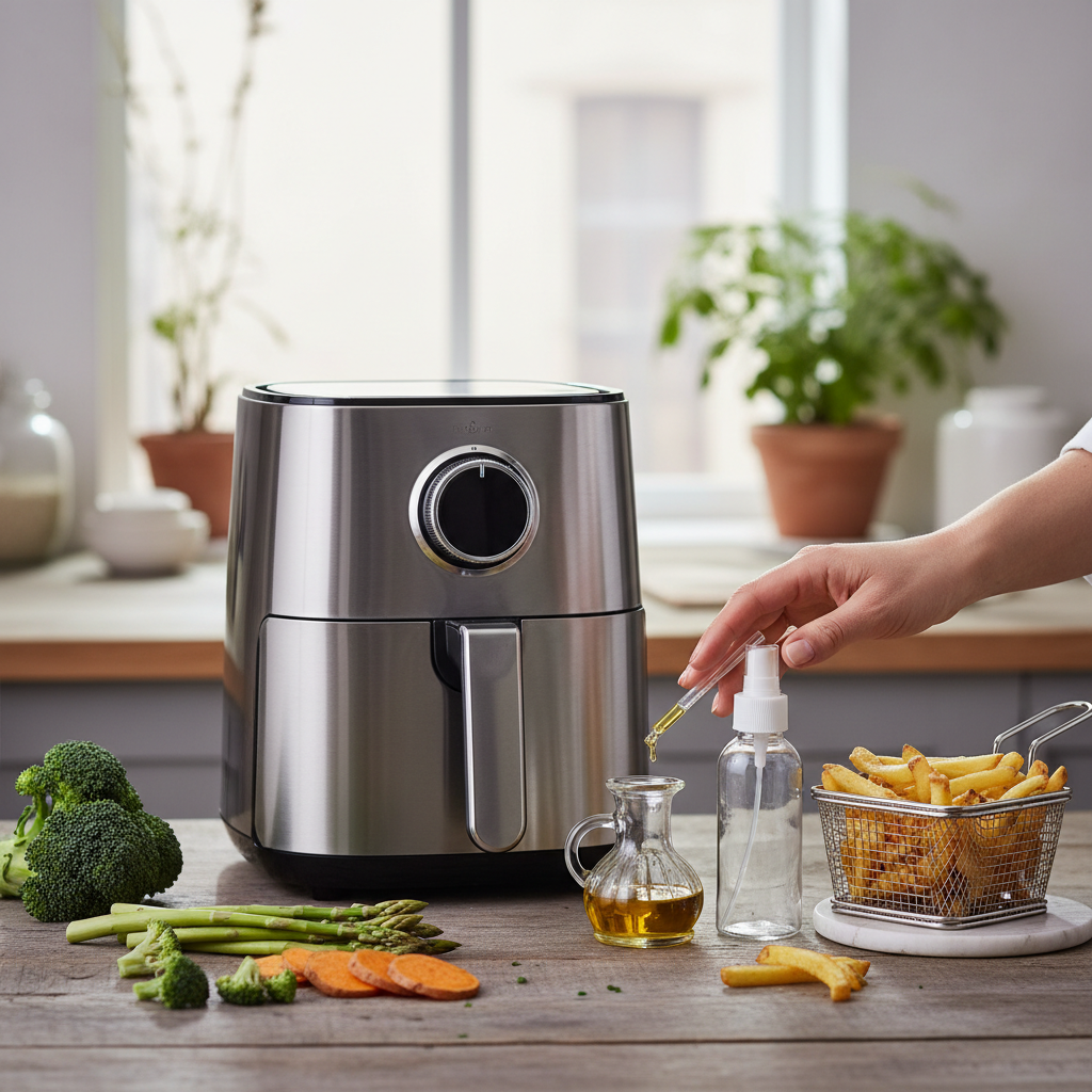 Ilustração editorial: Do You Need Oil In Air Fryer? 3 Rules For Perfect Results