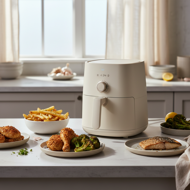 Ilustração editorial: Is an Air Fryer Worth It? 5 Reasons It Saves You Time