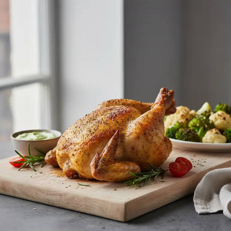 Ilustração editorial: Keto Air Fryer Chicken: 3 Steps to Juicy Results