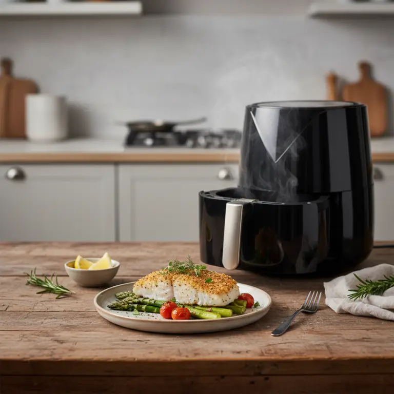 Ilustração editorial: Keto Air Fryer Fish: 3 Steps to Perfect Crispy Fillets
