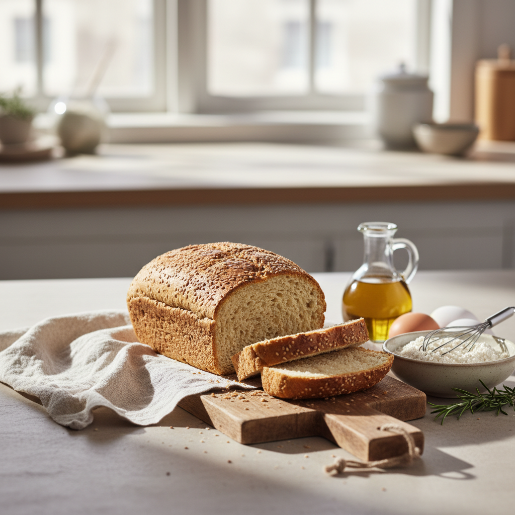 Ilustração editorial: Low Carb Air Fryer Bread: A 12-Minute Golden Crust Guide