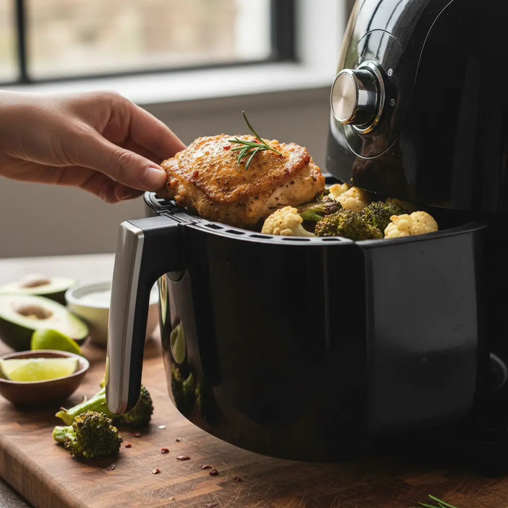 Low Carb Air Fryer Dinner: 3 Simple Steps to Success — detail