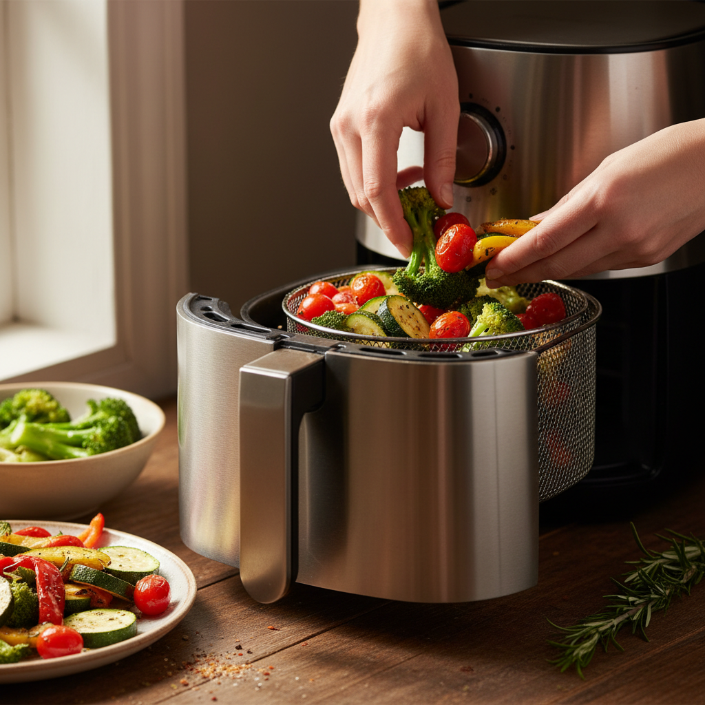 Low Carb Air Fryer Vegetables: 5 Recipes Ready in 12 Minutes — detail