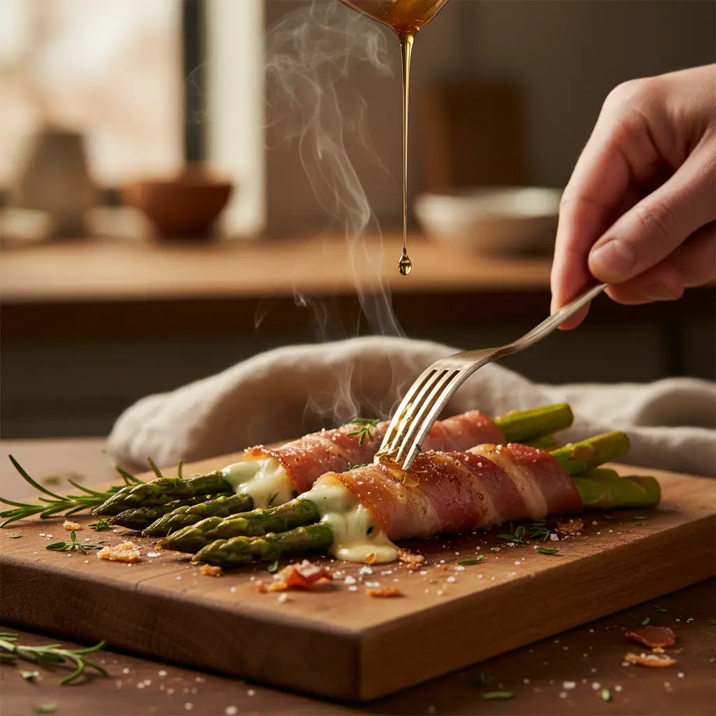 Air Fryer Asparagus Snacks: 12-Minute Prosciutto Bundles — detail