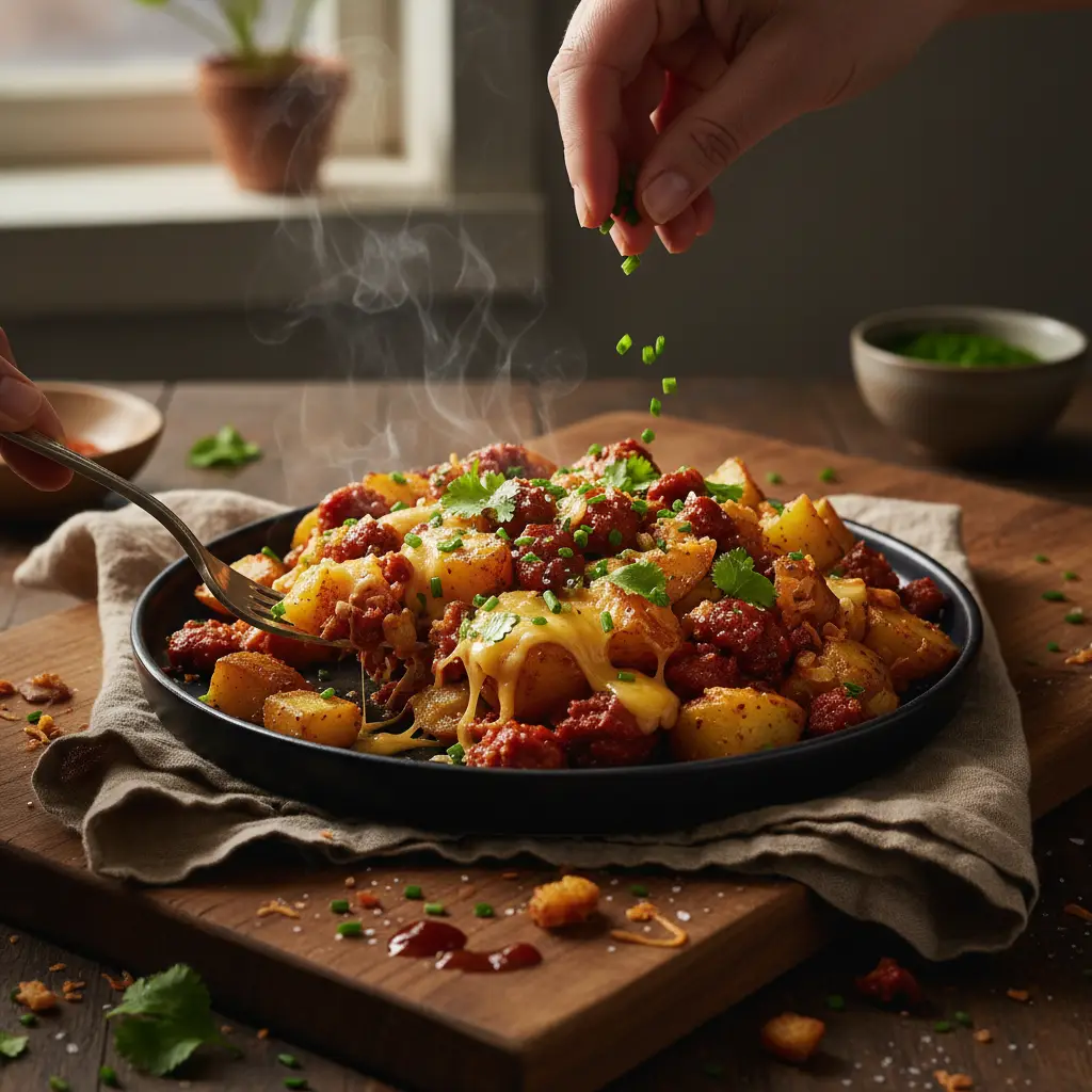 Air Fryer Breakfast Hash: 12-Minute Chorizo and Potato Fix — result