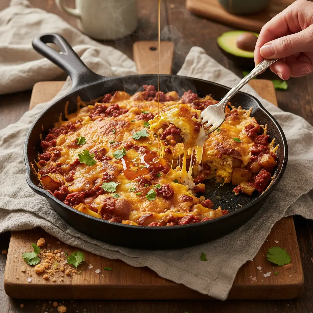 Air Fryer Breakfast Hash: A 12-Minute Spicy Chorizo Recipe — result