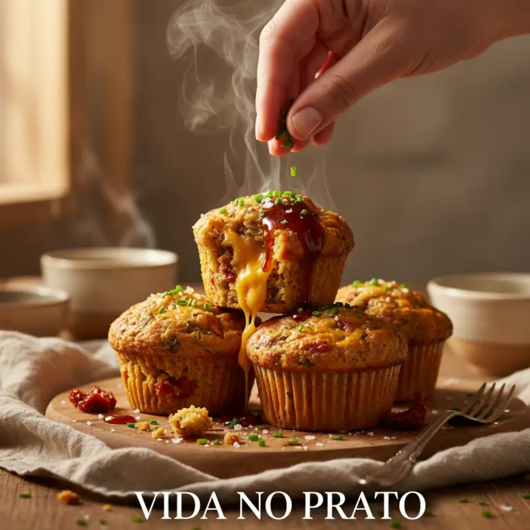 Ilustração editorial: Air Fryer Breakfast Muffins: 12-Minute Low-Carb Success