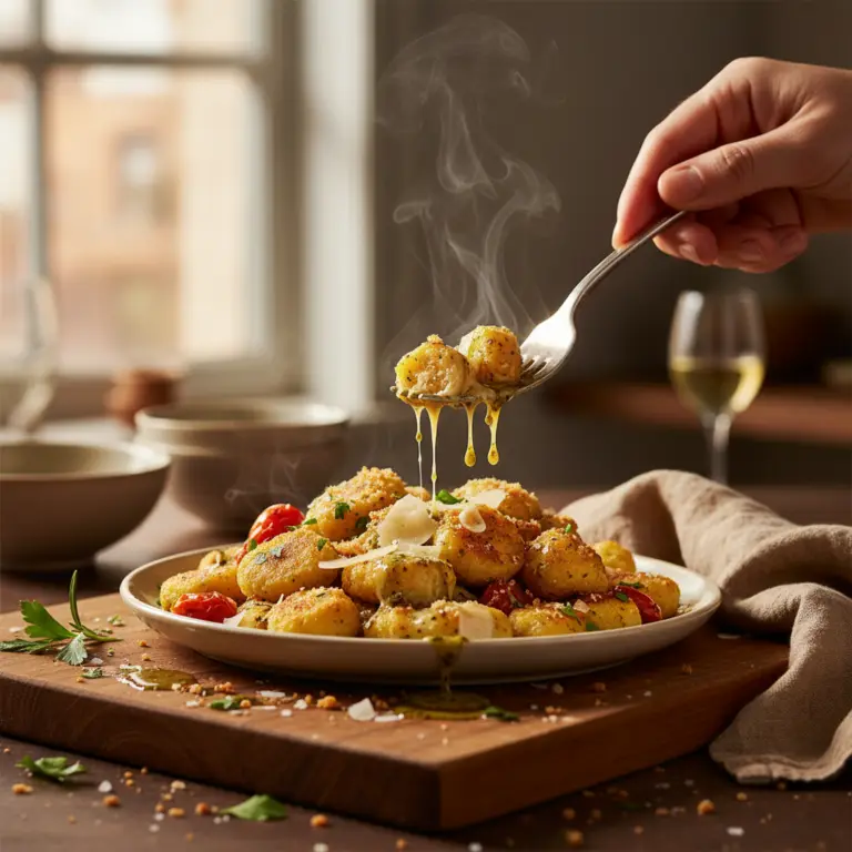 Ilustração editorial: Air Fryer Cauliflower Gnocchi: 12-Minute Crispy Guide