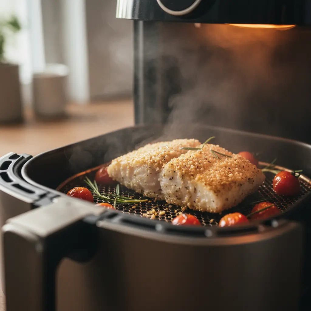 Air Fryer Cod: 12-Minute Perfect Low-Carb Dinner — detail